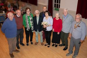 Winning Team from Dunmow Probus with Barry Clark, President of the Rotary Club of Dunmow.